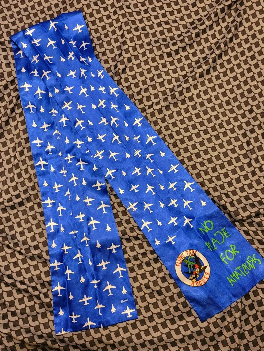 Official U. S. Air Force 339th Flight Test Squadron Military Silk Flight Scarf